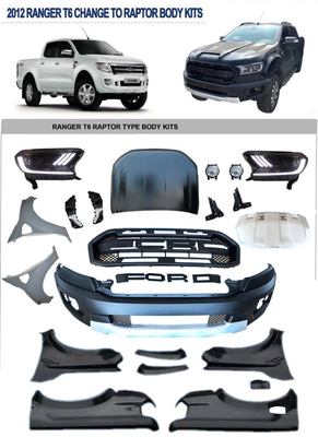 Ranger T6 Conversion To Ranger T7 Facelift Body Kit With Fender Flare