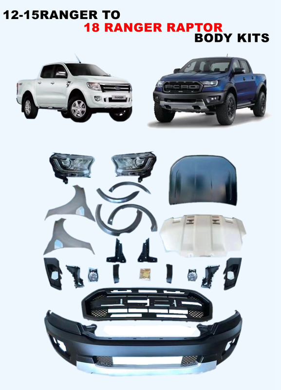 Ranger T6 Conversion To Ranger T7 Facelift Body Kit With Fender Flare